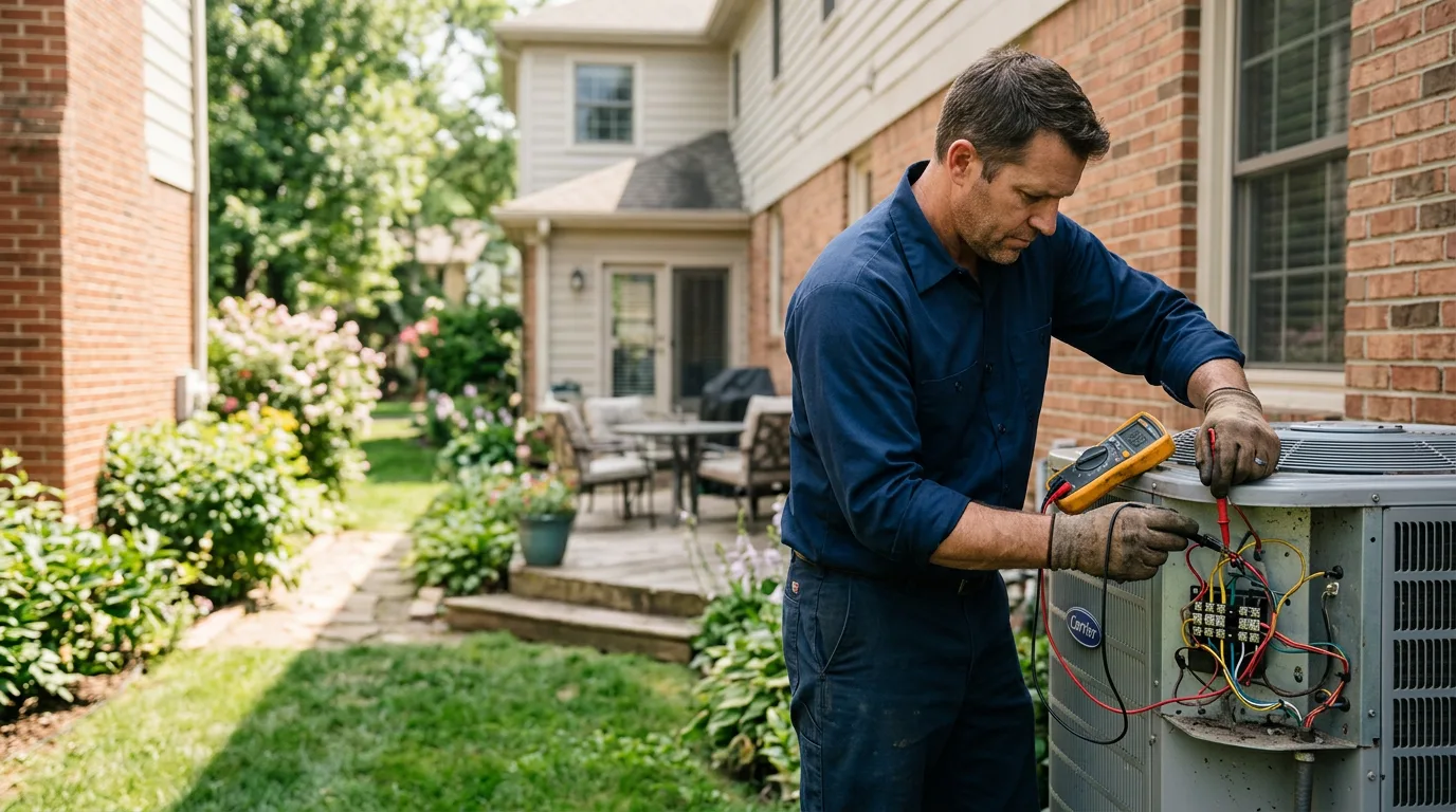 HVAC technician working near Francis, OK
